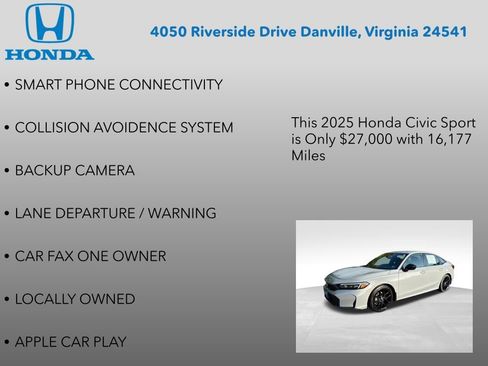 Used 2025 Honda Civic Sport image 7