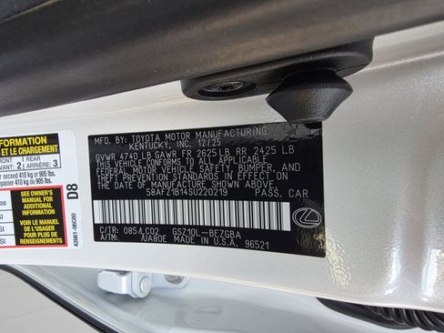 New 2025 Lexus ES 350 Ultra Luxury image 35