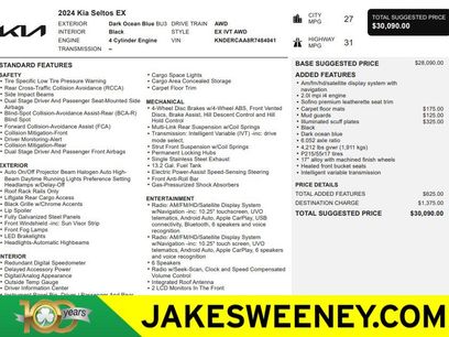 Used 2024 Kia Seltos EX