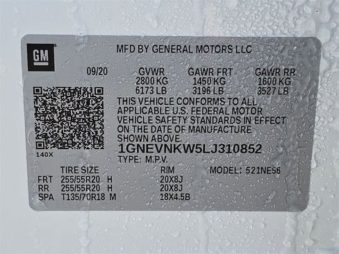 Certified 2020 Chevrolet Traverse High Country image 35