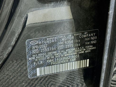 Used 2022 Hyundai Sonata SEL w/ Convenience Package image 12