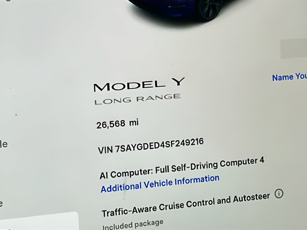 Used 2025 Tesla Model Y Long Range RWD image 12