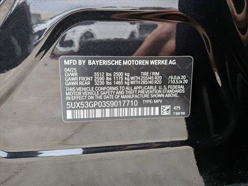 Certified 2025 BMW X3 xDrive30i w/ M Sport Package image 25