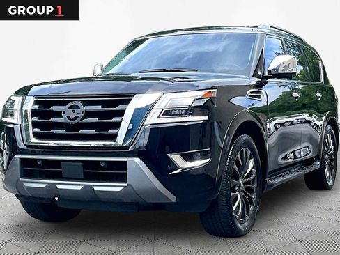Used 2024 Nissan Armada Platinum w/ Captain's Chairs Package RWD image 1
