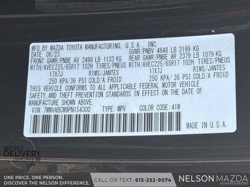Certified 2023 MAZDA CX-50 2.5 S w/ Weather Package AWD/4WD image 29