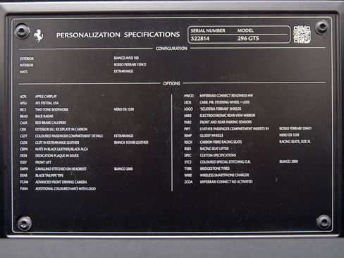 Used 2025 Ferrari 296 GTS RWD image 43