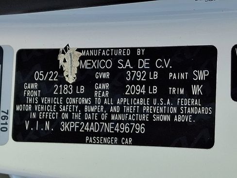 Certified 2022 Kia Forte LXS FWD image 27