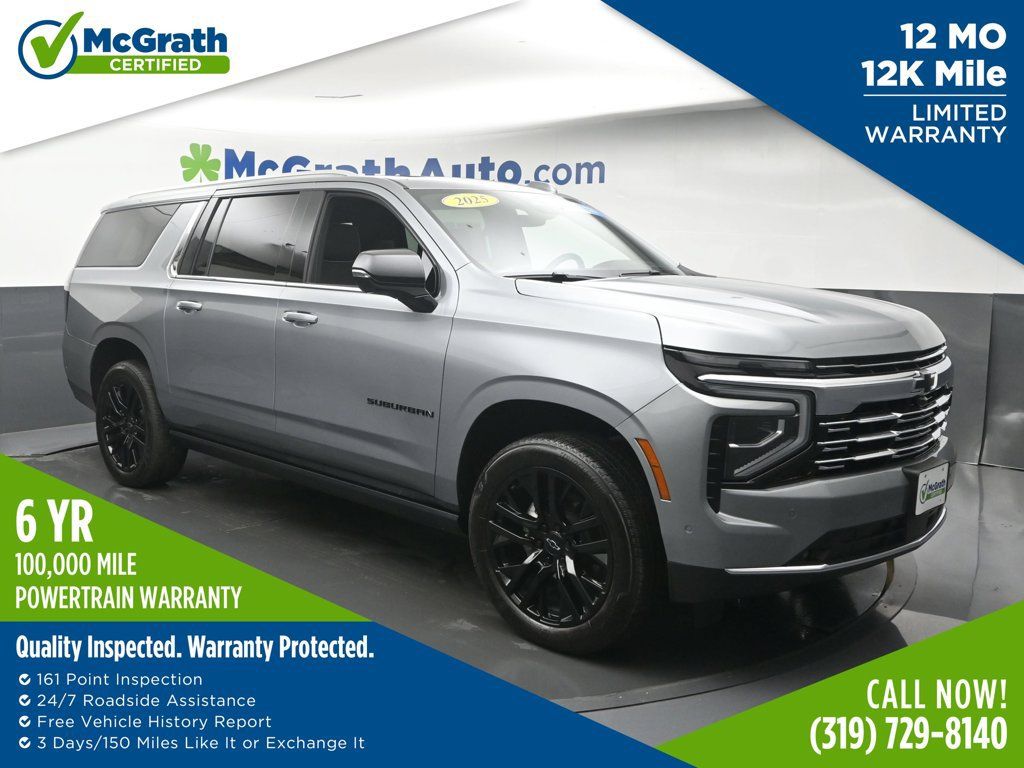 Used 2025 Chevrolet Suburban Premier AWD/4WD image 1