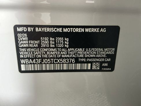 New 2026 BMW 530i w/ M Sport Package RWD image 31