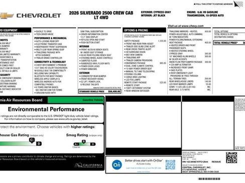 New 2026 Chevrolet Silverado 2500 LT w/ Safety Package AWD/4WD image 2