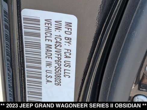 Used 2023 Jeep Grand Wagoneer Series II w/ Quick Order Packagew 28T AWD/4WD image 27