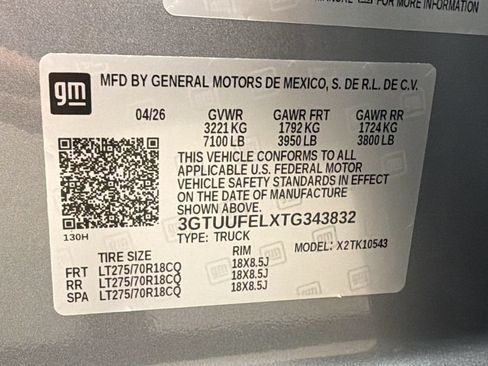 Used 2026 GMC Sierra 1500 AT4X AWD/4WD image 45