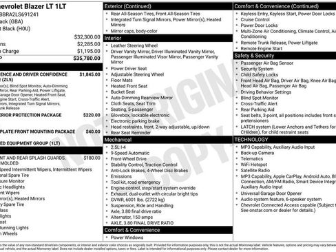 Used 2020 Chevrolet Blazer LT FWD image 9