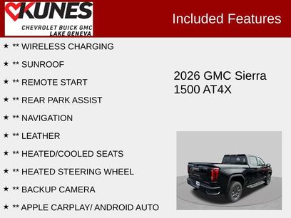 New 2026 GMC Sierra 1500 AT4X