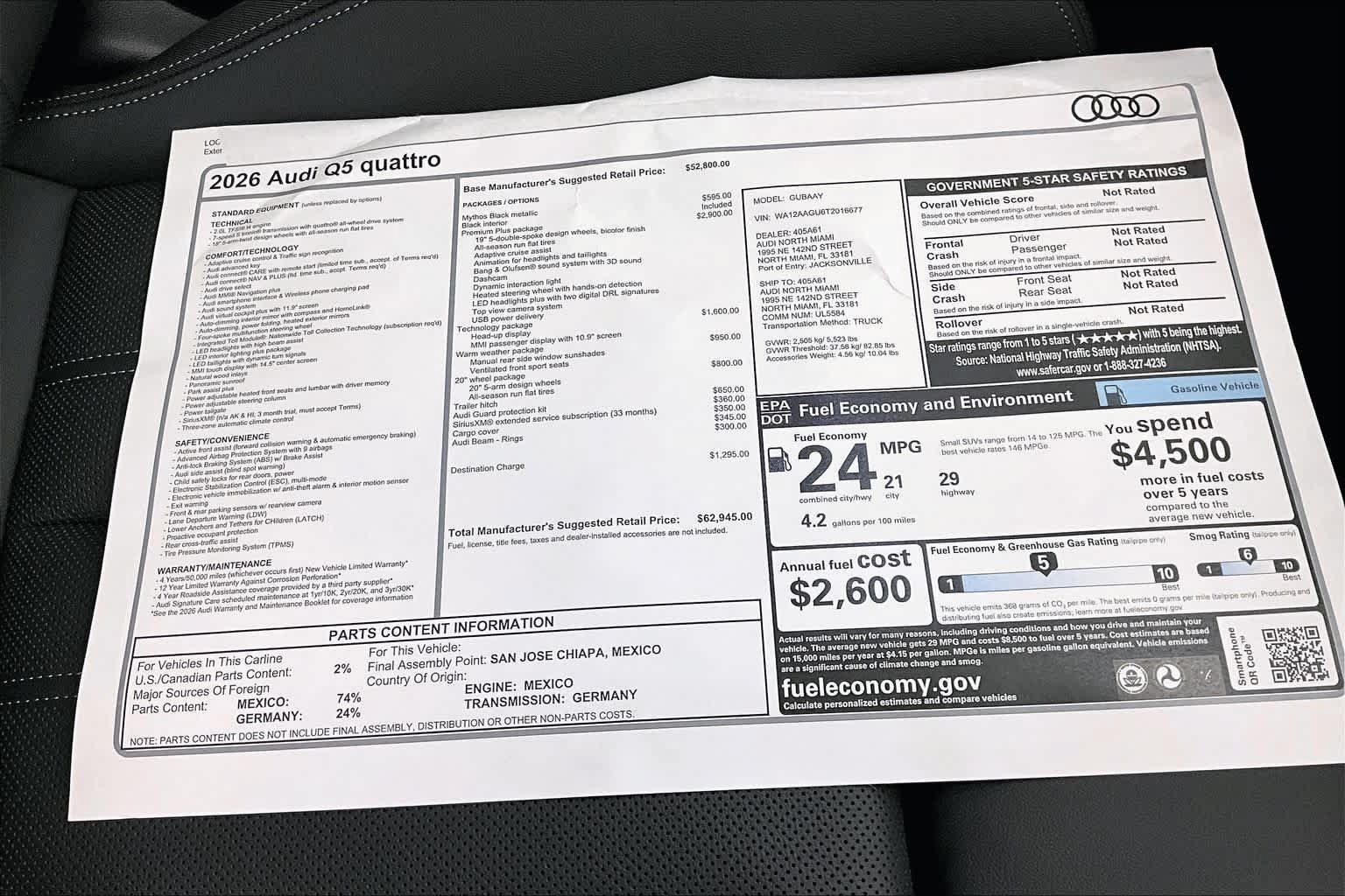 New 2026 Audi Q5 Premium Plus w/ Premium Plus AWD/4WD image 18