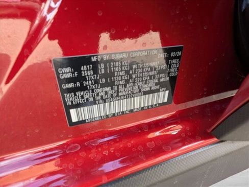 New 2026 Subaru Crosstrek 2.5i Wilderness image 23