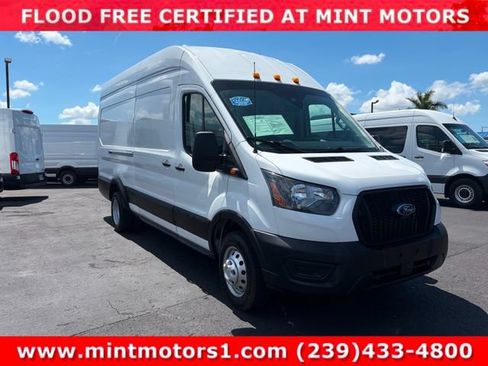 Used 2023 Ford Transit 350 148 High Roof Extended DRW RWD image 4