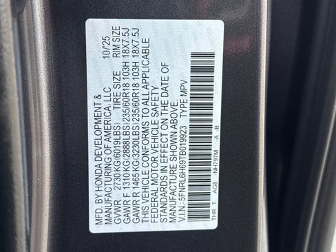 Certified 2026 Honda Odyssey EX-L image 27