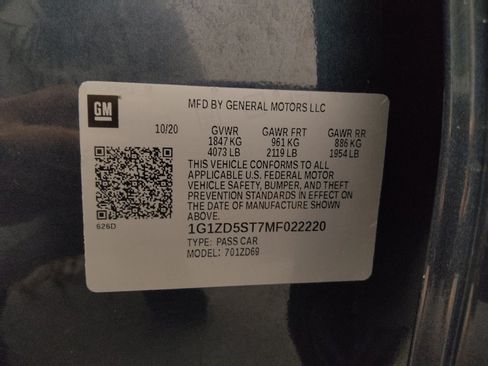Used 2021 Chevrolet Malibu LT FWD image 33