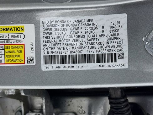 New 2026 Honda Civic Sport image 29