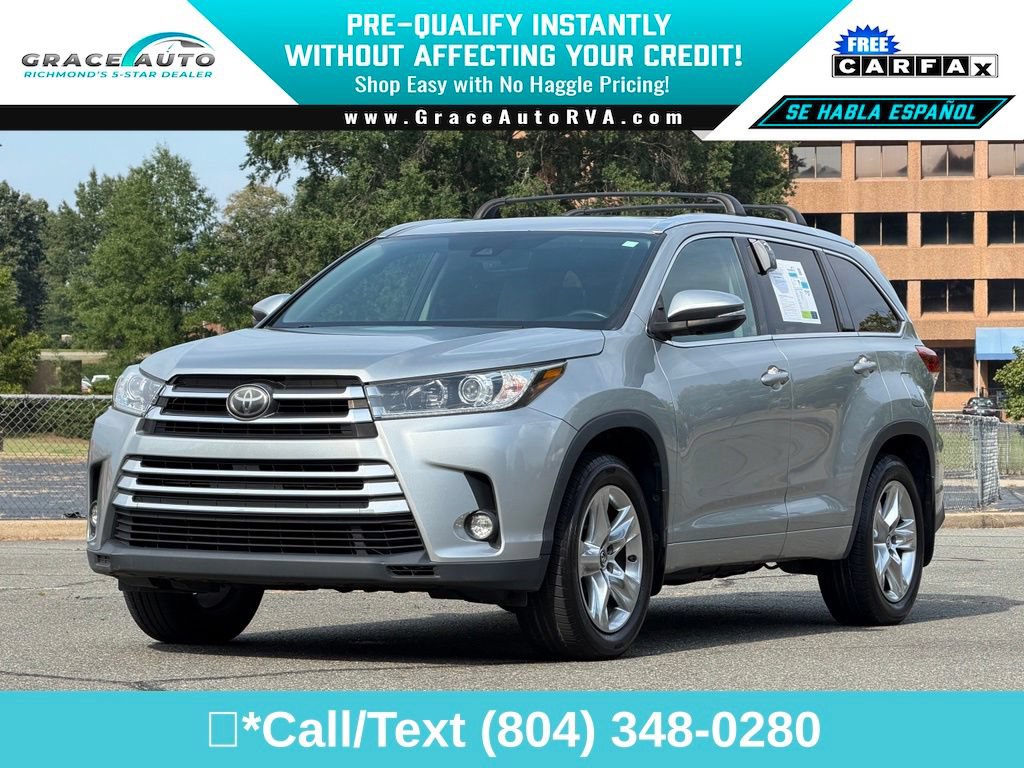 Used 2017 Toyota Highlander Limited AWD/4WD image 1