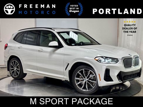 Used 2022 BMW X3 xDrive30i w/ M Sport Package 2 AWD/4WD image 1