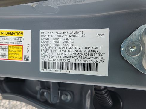 New 2026 Honda Civic Sport image 16