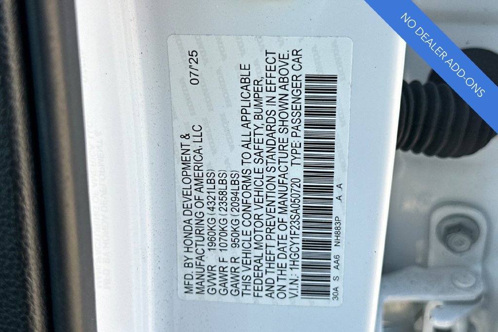 Certified 2025 Honda Accord LX image 30