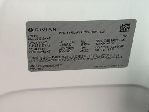 Used 2022 Rivian R1S Launch Edition AWD/4WD image 30