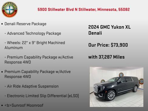 Used 2024 GMC Yukon XL Denali AWD/4WD image 15