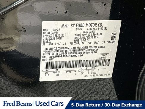 Used 2022 Ford Edge SEL w/ Sport Appearance Package AWD/4WD image 38