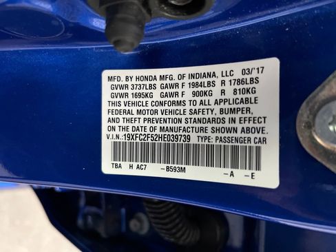 Used 2017 Honda Civic LX image 33