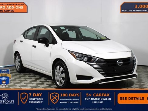Used 2024 Nissan Versa S w/ Trunk Package FWD image 1