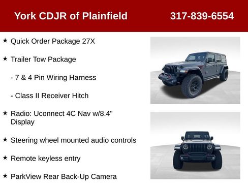 Used 2022 Jeep Wrangler Unlimited Rubicon w/ Trailer Tow Package image 6