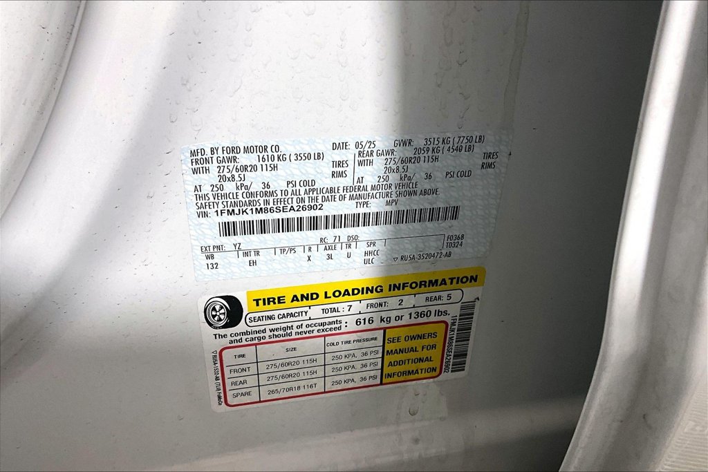 Certified 2025 Ford Expedition Max Platinum AWD/4WD image 27