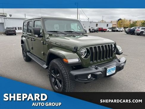 Used 2021 Jeep Wrangler Unlimited Sahara AWD/4WD image 1
