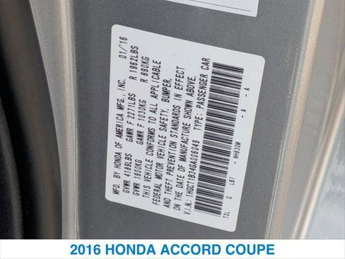 Used 2016 Honda Accord LX-S image 26