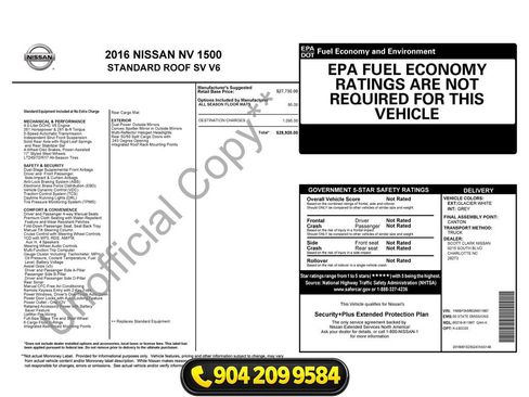 Used 2016 Nissan NV 1500 SV RWD image 29