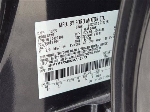 Used 2022 Ford Mustang Mach-E Select w/ Comfort/Technology Package RWD image 21