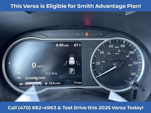 New 2025 Nissan Versa SV w/ Trunk Package image 13