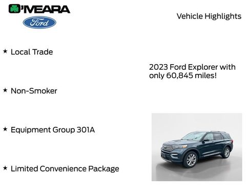 Used 2023 Ford Explorer Limited w/ Equipment Group 301A AWD/4WD image 7