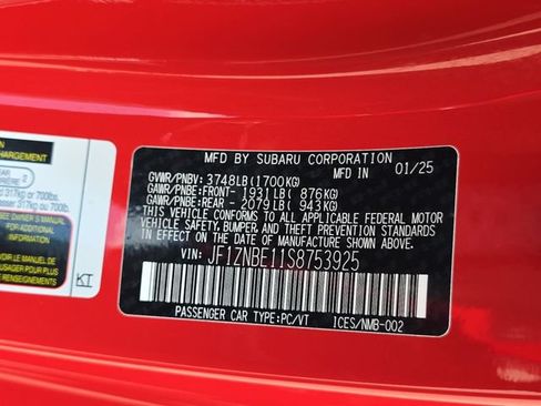 Used 2025 Toyota GR86 Premium RWD image 35