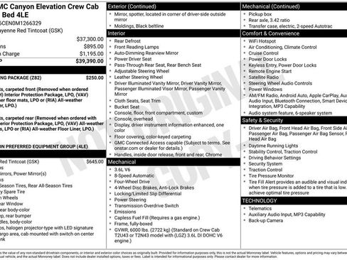 Used 2021 GMC Canyon Elevation w/ Trailering Package AWD/4WD image 23