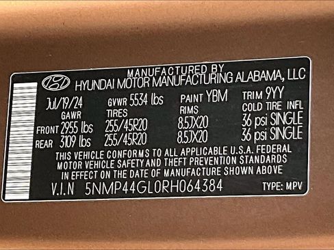 Used 2024 Hyundai Santa Fe Limited FWD image 19