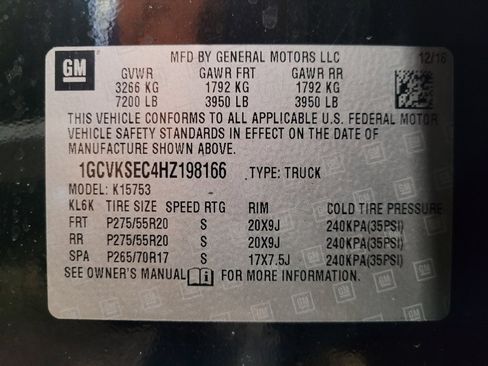 Used 2017 Chevrolet Silverado 1500 LTZ w/ Sport Package AWD/4WD image 33