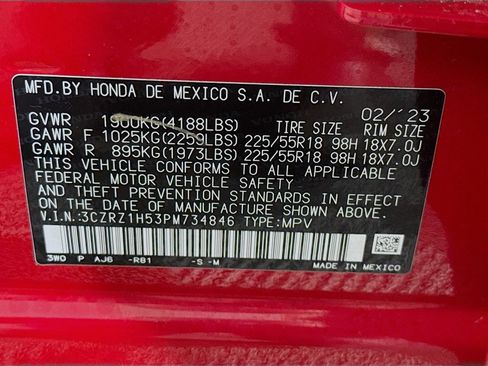 Used 2023 Honda HR-V Sport image 33