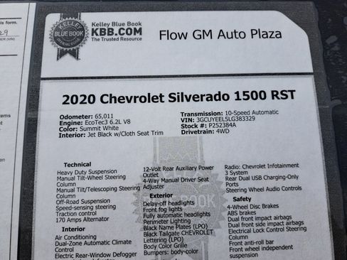 Used 2020 Chevrolet Silverado 1500 RST w/ All-Star Edition AWD/4WD image 35