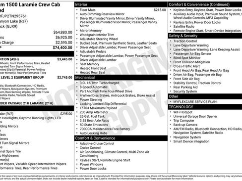 New 2026 RAM 1500 Laramie w/ Night Edition AWD/4WD image 44