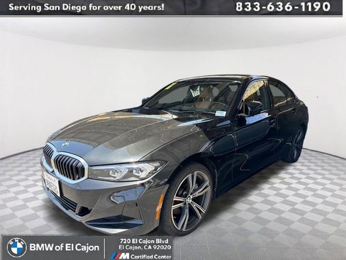 Certified 2023 BMW 330i Sedan w/ Premium Package RWD image 1