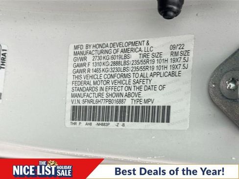 Certified 2023 Honda Odyssey Sport image 15